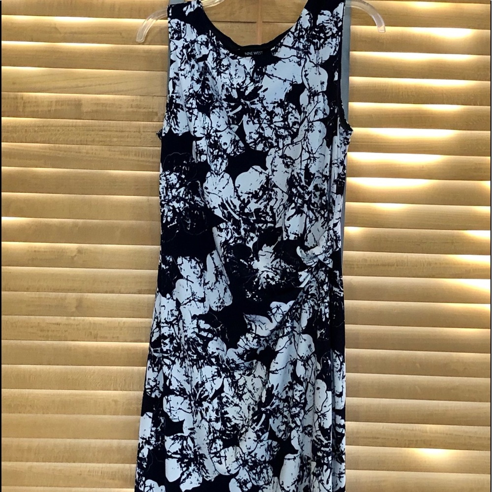 Sleeveless Print Dress